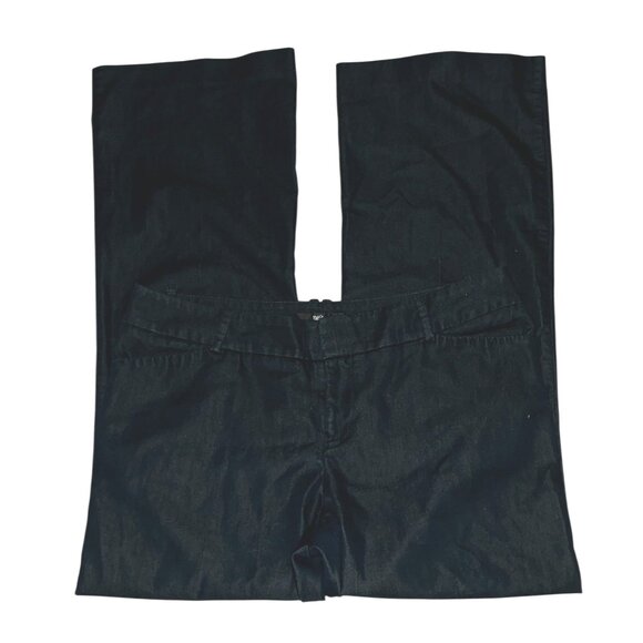 Mossimo Stretch Fit 3 Straight-Leg Dark Blue Dress Pants Sz 12 (Med) Womens - Picture 5 of 7